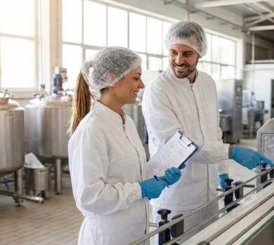 Maintaining strict sanitary standards in food production facilities through professional industrial cleaning by CPG.